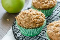 Moist Apple Oatmeal Muffins Recipe with Cinnamon