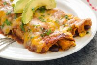 Black Bean and Sweet Potato Enchiladas