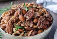 Maple Rosemary Roasted Nuts Recipe