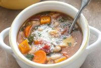Comforting Autumn Vegetable Soup with Roasted Roots