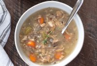 Creamy Slow Cooker Turkey and Wild Rice Soup