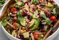 Classic Italian Chopped Salad Recipe with Zesty Vinaigrette