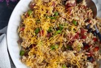 Cheesy Mexican Rice with Vegetables — Flavorful Weeknight Recipe