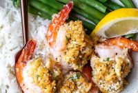 Oven-Baked Stuffed Shrimp with Garlic Herb Breadcrumbs