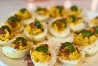 Bacon Jalapeño Deviled Eggs for Easter Appetizers