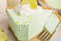 No-Bake Key Lime Jello Pie with Cool Whip Topping