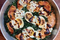 Creamy Chicken, Spinach & Mozzarella Bake