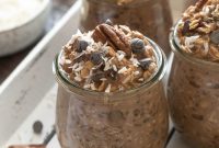 Creamy German Chocolate Overnight Oats Recipe