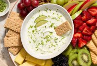Creamy Key Lime Yogurt Fruit Dip Recipe
