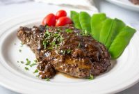 Elk Steak au Poivre Recipe: Peppercorn-Crusted Venison Steak