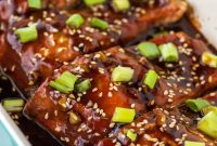 Oven-Baked Teriyaki Salmon with Honey-Garlic Glaze