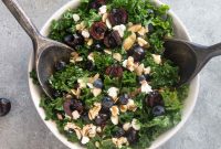 Kale, Cherry and Goat Cheese Salad Recipe