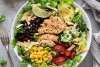 Santa Fe Chicken Salad Recipe with Tangy Lime Dressing