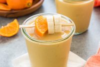 Orange Creamsicle Smoothie with Vanilla Yogurt
