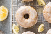 Baked Lemon Donuts Recipe with Zesty Glaze