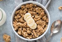 Crunchy Homemade Peanut Butter Granola Recipe