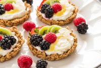 Breakfast Fruit Tarts with Granola Crust Recipe