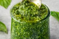 How to Make Authentic Basil Pesto Sauce