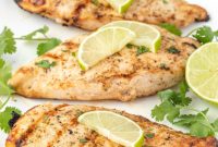Tequila Lime Grilled Chicken with Cilantro Marinade