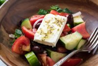 Authentic Horiatiki (Greek Village) Salad with Feta and Olives
