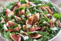 Arugula and Fig Salad with Goat Cheese and Balsamic Recipe