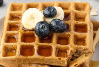 Crispy Gluten Free Oat Flour Waffles Recipe