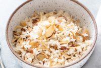 Fragrant Almond Rice Pilaf Recipe with Toasted Almonds