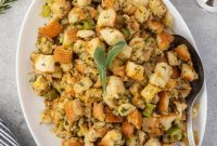 Crock Pot Thanksgiving Stuffing Recipe with Herbs