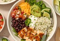 Chicken Burrito Bowl Recipe for Meal Prep