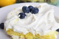 Lemon Blueberry Cream Cheese Cake Recipe for Moist, Zesty Layers