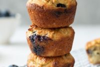 Gluten-Free Almond Flour Banana Blueberry Muffins