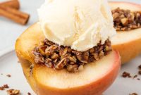 Baked Apples Recipe with Cinnamon, Honey, and Walnuts