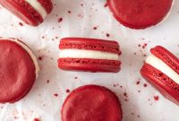 Red Velvet Macarons Recipe with Cream Cheese Filling