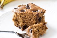 Moist Banana Snack Cake Recipe for Lunchboxes