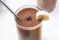 Creamy Chocolate Banana Protein Smoothie Recipe