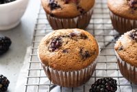Homemade Blackberry Cinnamon Muffins Recipe