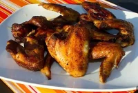 Smoked Chicken Wings Made in a Bradley Smoker