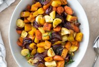 Oven-Roasted Root Vegetables with Garlic and Thyme