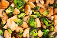 Chicken and Broccoli Stir-Fry with Garlic and Soy Sauce