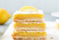 Tangy Lemon Bars Recipe with Buttery Shortbread Crust