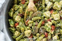Creamy One-Pot Chicken Pesto Pasta