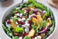 Citrus Arugula Salad with Pomegranate Recipe