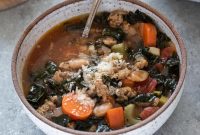 Savory Italian Sausage and Kale Soup Recipe