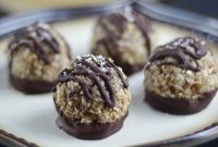 German Chocolate Macaroons Recipe: Gooey Coconut Truffles with Chocolate Drizzle