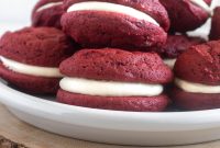 Classic Red Velvet Whoopie Pies with Cream Cheese Filling