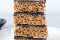 No Bake Peanut Butter Rice Krispie Treats Recipe