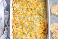Cheesy Baked Hot Artichoke Dip for Parties