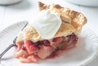 Apple Cranberry Pie Recipe with Flaky Golden Crust