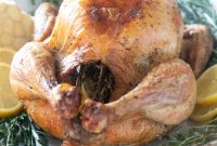 Roasted Lemon-Garlic Chicken with Crispy Skin