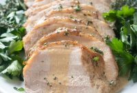 Roasted Pork Loin with Garlic and Rosemary